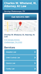 Mobile Screenshot of chattanoogatnlawfirm.com